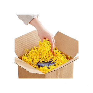yellow crinkle paper makarigakis pack